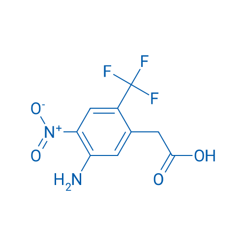 2-(5-Amino-4-nitro-2-(trifluoromethyl)phenyl)acetic acid 1g