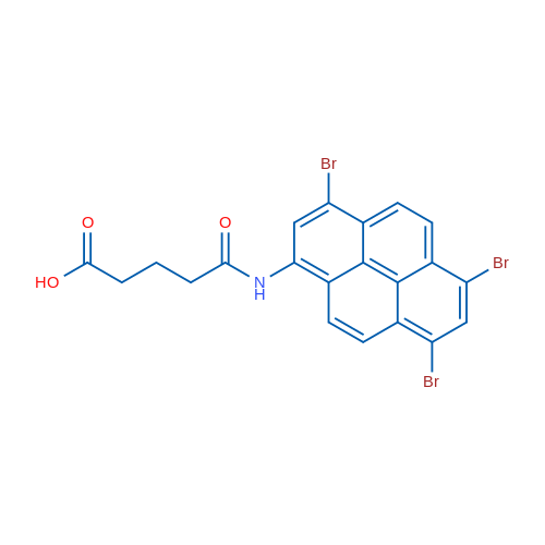 5-Oxo-5-((3,6,8-tribromopyren-1-yl)amino)pentanoic acid 1g