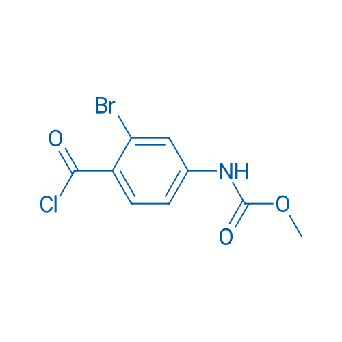 Methyl (3-bromo-4-(chlorocarbonyl)phenyl)carbamate 1g