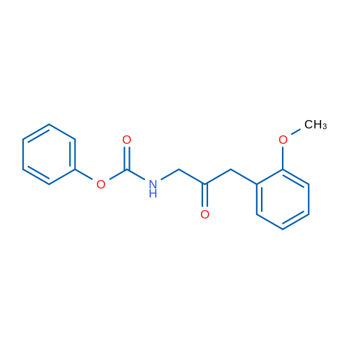 Phenyl (3-(2-methoxyphenyl)-2-oxopropyl)carbamate 1g