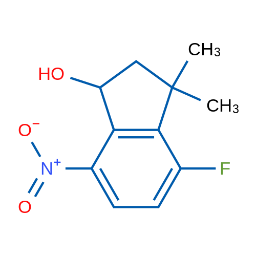 4-Fluoro-3,3-dimethyl-7-nitro-2,3-dihydro-1H-inden-1-ol 1g
