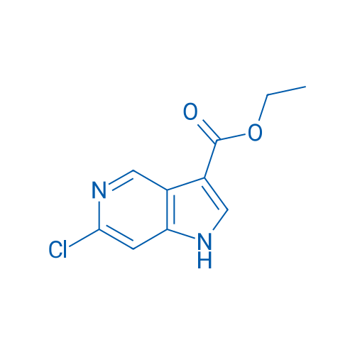 Ethyl 6-chloro-1H-pyrrolo[3,2-c]pyridine-3-carboxylate 250mg