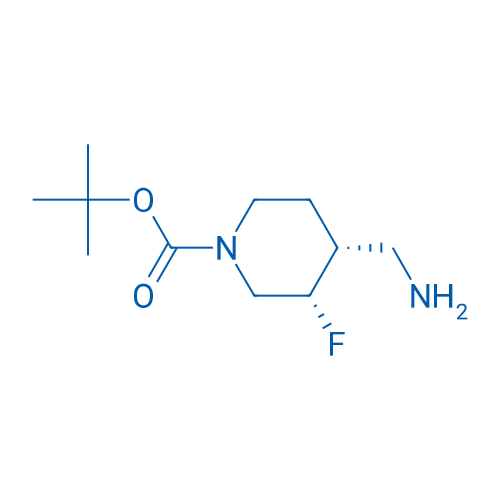 tert-Butyl (3S,4R)-4-(aminomethyl)-3-fluoropiperidine-1-carboxylate 250mg