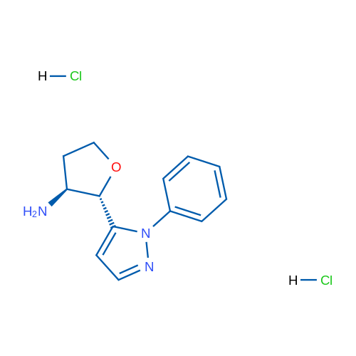 (2S,3S)-2-(1-Phenyl-1H-pyrazol-5-yl)oxolan-3-amine dihydrochloride 1g