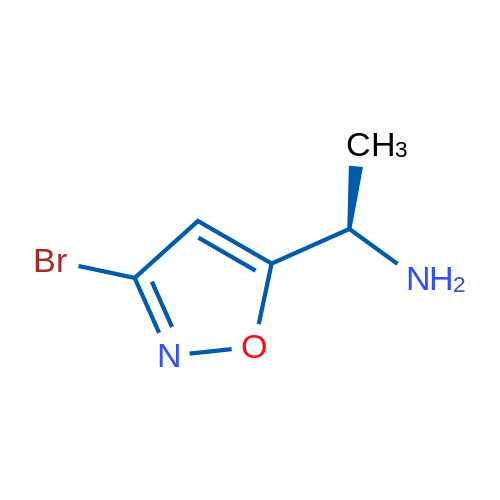 (1R)-1-(3-Bromo-1,2-oxazol-5-yl)ethan-1-amine 250mg