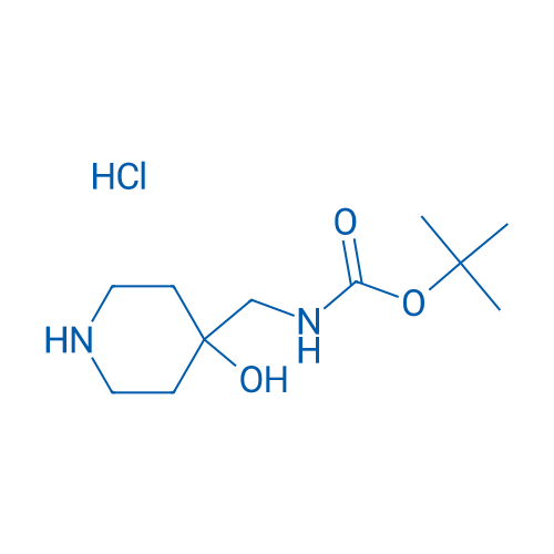 tert-Butyl N-[(4-hydroxypiperidin-4-yl)methyl]carbamate hydrochloride 5g