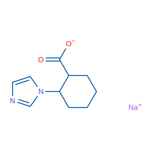 Sodium 2-(1H-imidazol-1-yl)cyclohexane-1-carboxylate 50mg