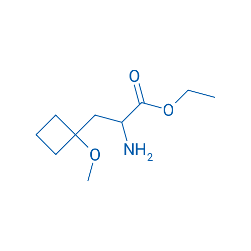 Ethyl 2-amino-3-(1-methoxycyclobutyl)propanoate 1g