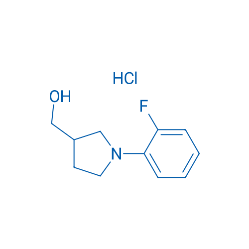 [1-(2-Fluorophenyl)pyrrolidin-3-yl]methanol hydrochloride 5g