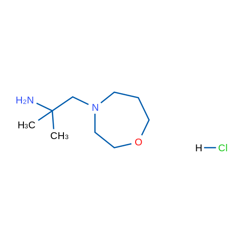 2-Methyl-1-(1,4-oxazepan-4-yl)propan-2-amine hydrochloride 1g