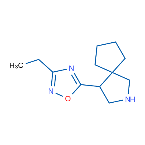 3-Ethyl-5-(2-azaspiro[4.4]nonan-4-yl)-1,2,4-oxadiazole 5g