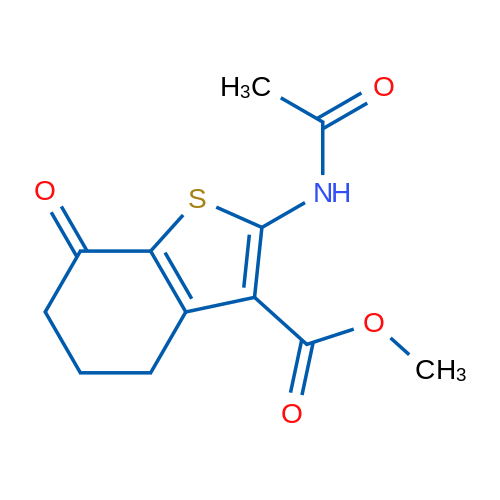 Methyl 2-acetamido-7-oxo-4,5,6,7-tetrahydro-1-benzothiophene-3-carboxylate 1g