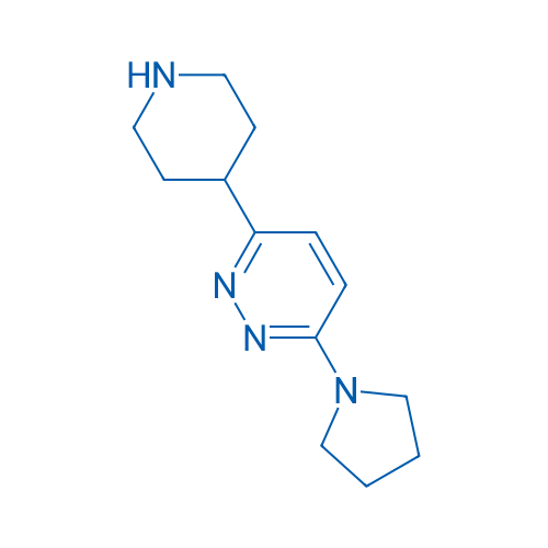 3-(Piperidin-4-yl)-6-(pyrrolidin-1-yl)pyridazine 250mg