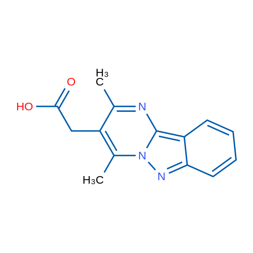 2-{2,4-dimethylpyrimido[1,2-b]indazol-3-yl}acetic acid 1g