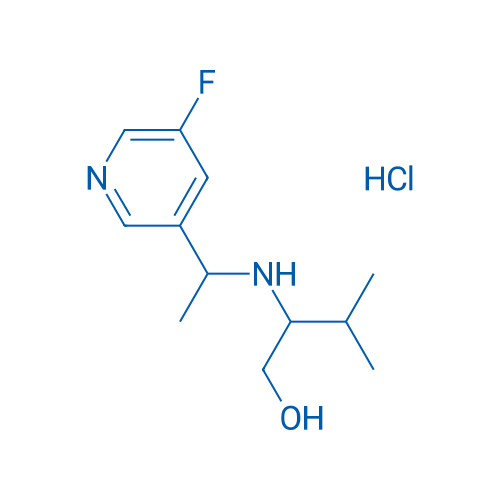 2-{[1-(5-fluoropyridin-3-yl)ethyl]amino}-3-methylbutan-1-ol hydrochloride 5g