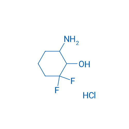 6-Amino-2,2-difluorocyclohexan-1-ol hydrochloride 1g