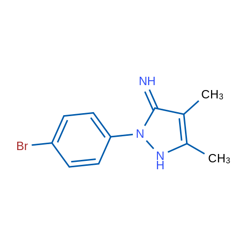 2-(4-Bromophenyl)-4,5-dimethyl-2,3-dihydro-1H-pyrazol-3-imine 1g