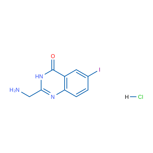2-(aminomethyl)-6-iodoquinazolin-4(3H)-one hydrochloride 5g