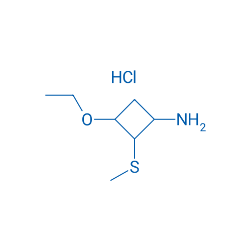 3-Ethoxy-2-(methylsulfanyl)cyclobutan-1-amine hydrochloride 1g