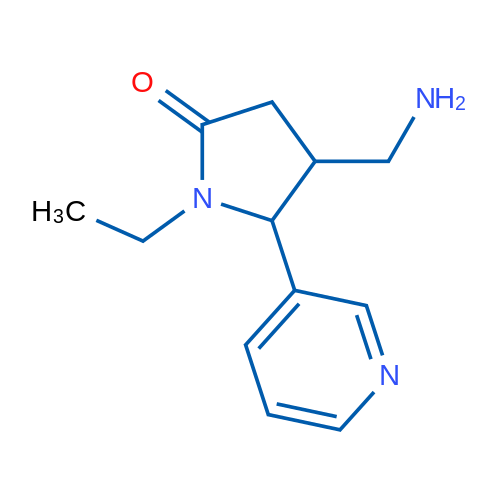 4-(Aminomethyl)-1-ethyl-5-(pyridin-3-yl)pyrrolidin-2-one 1g