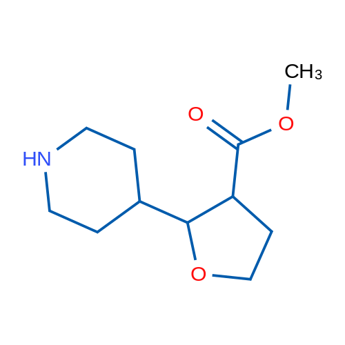 Methyl 2-(piperidin-4-yl)oxolane-3-carboxylate 1g