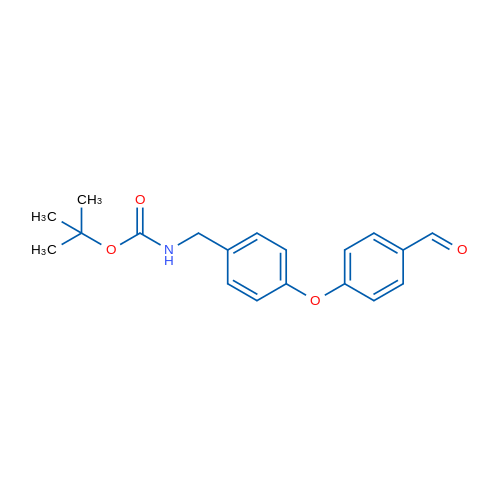 tert-Butyl N-{[4-(4-formylphenoxy)phenyl]methyl}carbamate 1g