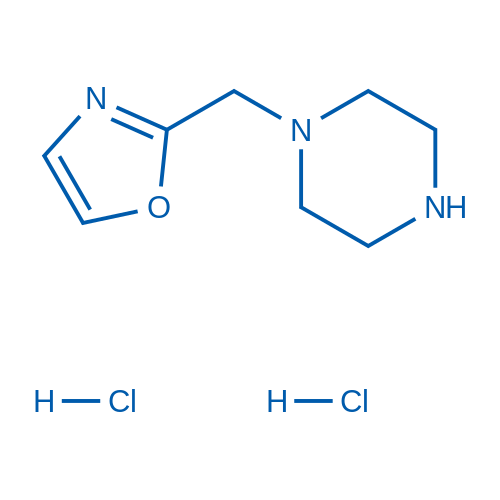 1-[(1,3-Oxazol-2-yl)methyl]piperazine dihydrochloride 50mg