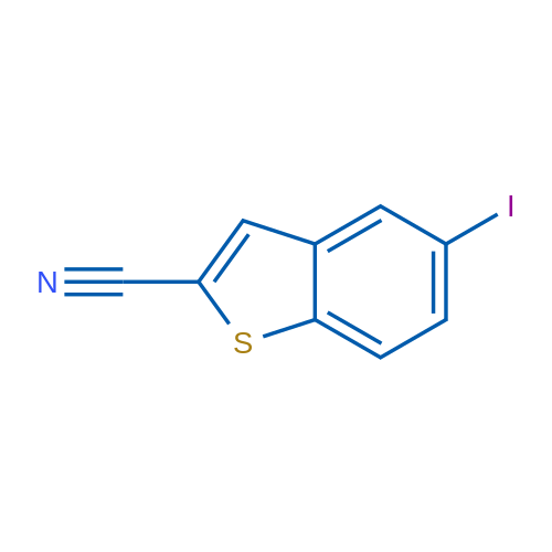5-Iodobenzo[b]thiophene-2-carbonitrile 1g