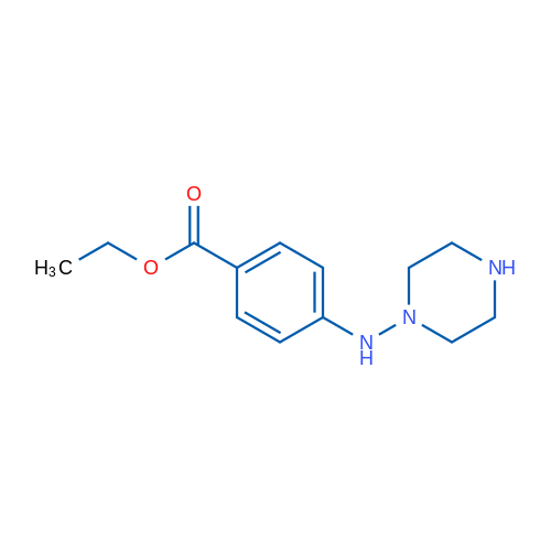 Ethyl 4-(piperazin-1-ylamino)benzoate 1g