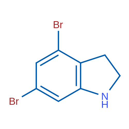 4,6-Dibromoindoline 1g