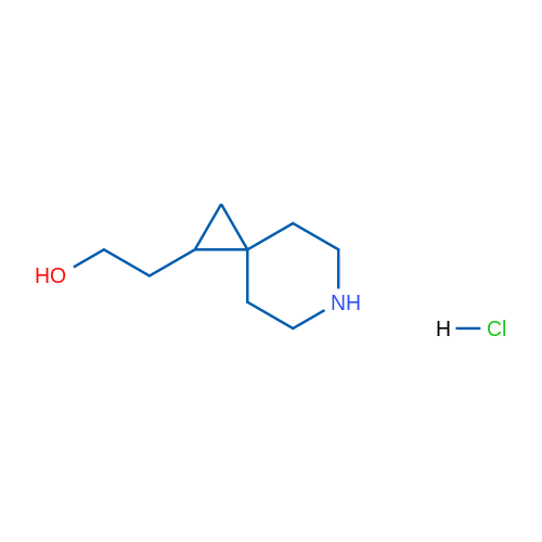 2-(6-Azaspiro[2.5]octan-1-yl)ethanol hydrochloride 1g