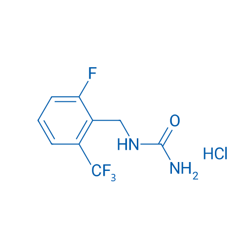 1-(2-Fluoro-6-(trifluoromethyl)benzyl)urea hydrochloride 1g