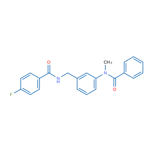 N-(3-((4-Fluorobenzamido)methyl)phenyl)-N-methylbenzamide 1g