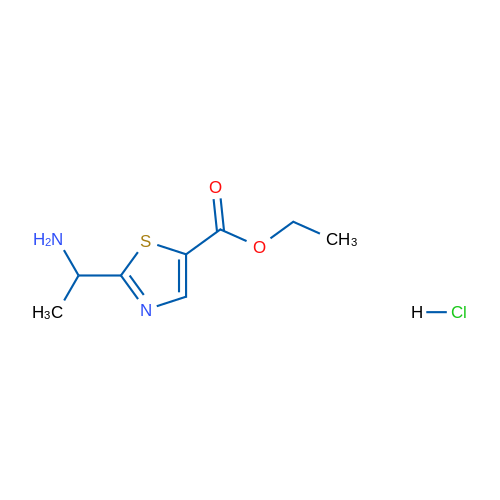 Ethyl 2-(1-aminoethyl)thiazole-5-carboxylate hydrochloride 1g