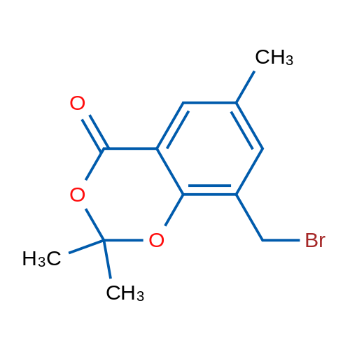 8-(Bromomethyl)-2,2,6-trimethyl-4H-benzo[d][1,3]dioxin-4-one 5g
