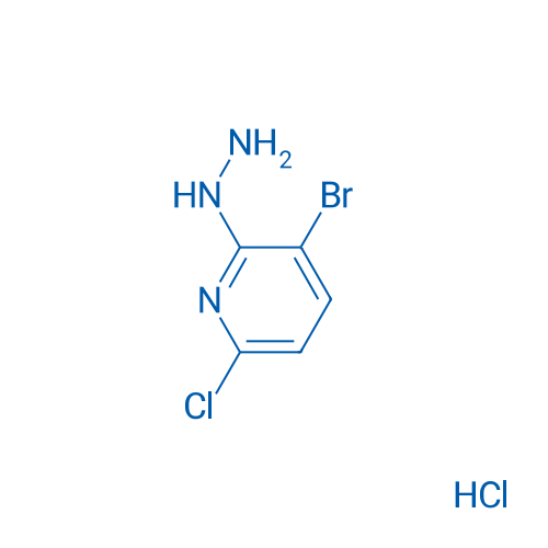 3-Bromo-6-chloro-2-hydrazinylpyridine hydrochloride 5g