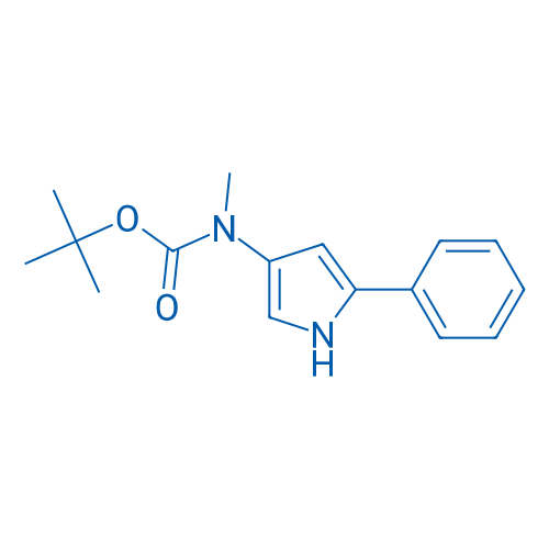 tert-Butyl methyl(5-phenyl-1H-pyrrol-3-yl)carbamate 1g
