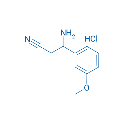 3-Amino-3-(3-methoxyphenyl)propanenitrile hydrochloride 250mg