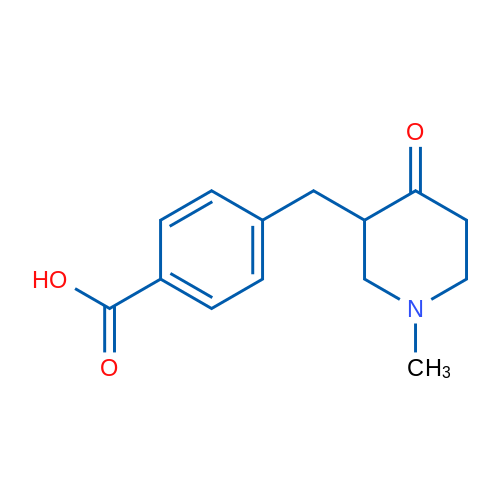 4-((1-Methyl-4-oxopiperidin-3-yl)methyl)benzoic acid 1g