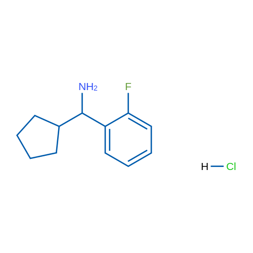 Cyclopentyl(2-fluorophenyl)methanamine hydrochloride 1g