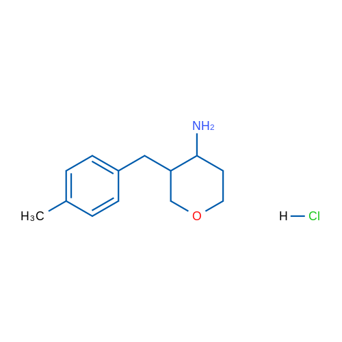 3-(4-Methylbenzyl)tetrahydro-2H-pyran-4-amine hydrochloride 1g