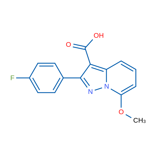 2-(4-Fluorophenyl)-7-methoxypyrazolo[1,5-a]pyridine-3-carboxylic acid 1g