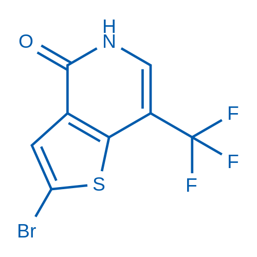 2-Bromo-7-(trifluoromethyl)thieno[3,2-c]pyridin-4(5H)-one 250mg
