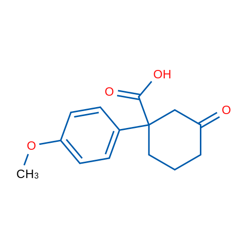 1-(4-Methoxyphenyl)-3-oxocyclohexanecarboxylic acid 1g