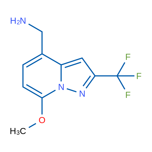 (7-Methoxy-2-(trifluoromethyl)pyrazolo[1,5-a]pyridin-4-yl)methanamine 1g