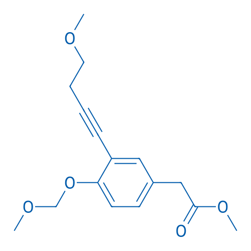 Methyl 2-(3-(4-methoxybut-1-yn-1-yl)-4-(methoxymethoxy)phenyl)acetate 1g