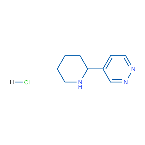 4-(Piperidin-2-yl)pyridazine hydrochloride 1g