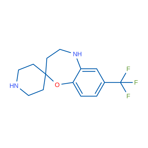 7-(Trifluoromethyl)-4,5-dihydro-3H-spiro[benzo[b][1,4]oxazepine-2,4'-piperidine] 1g