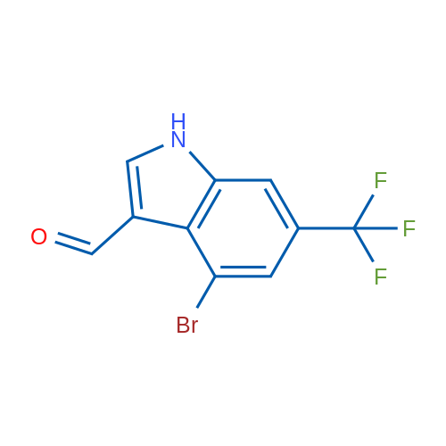 4-Bromo-6-(trifluoromethyl)-1H-indole-3-carbaldehyde 1g