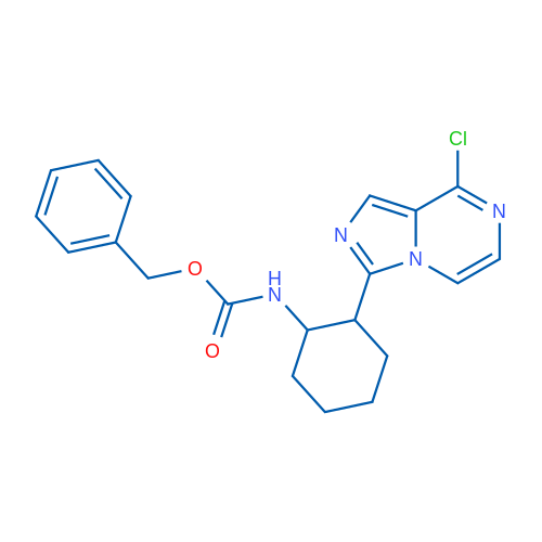 Benzyl (2-(8-chloroimidazo[1,5-a]pyrazin-3-yl)cyclohexyl)carbamate 1g